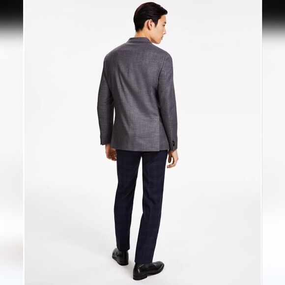 Lauren Ralph Lauren Gray Slimming Suit Jacket Size 36 - Picture 3 of 16